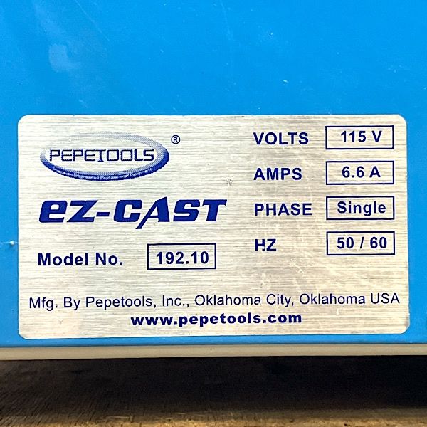 中古】PEPETOOLS/ペペツールズ 真空吸引鋳造機 EZ-CAST 115V 50/60Hz 
