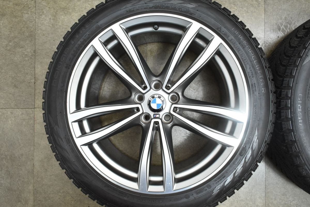 程度良好 BMW G 11 12 7シリーズ Mスポーツ 19 in 8 5 J 25 PCD 112 ノキアン ハッカペリッタR 3 245 45 R 品番 7850579 647 M