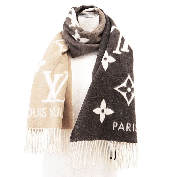 極美品】LOUIS VUITTON ルイ・ヴィトン マフラー エシャルプ