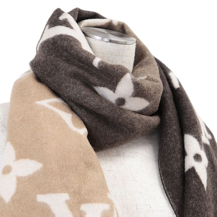 極美品】LOUIS VUITTON ルイ・ヴィトン マフラー エシャルプ