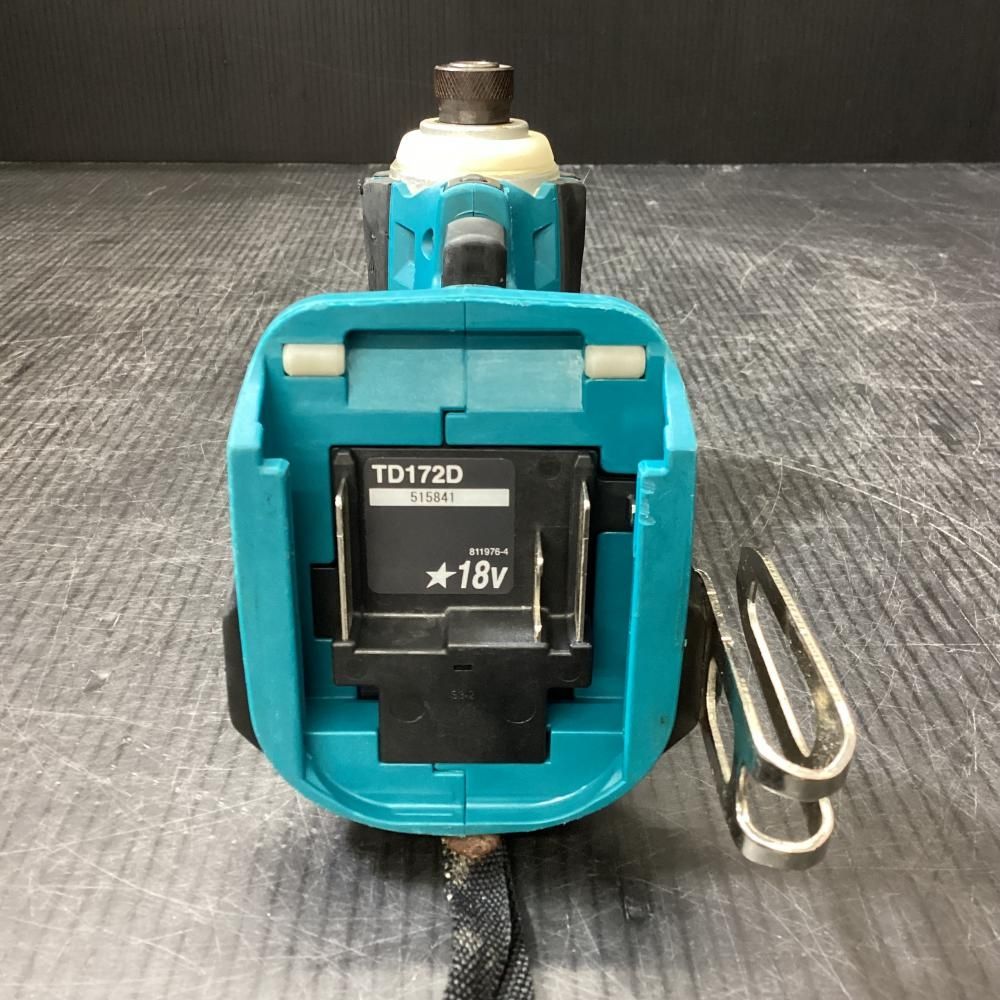  makita|マキタ TD 172 DZ 18 V充電式インパクトドライバ 203 電動インパクトドライバー ドリル ドライバー レンチ