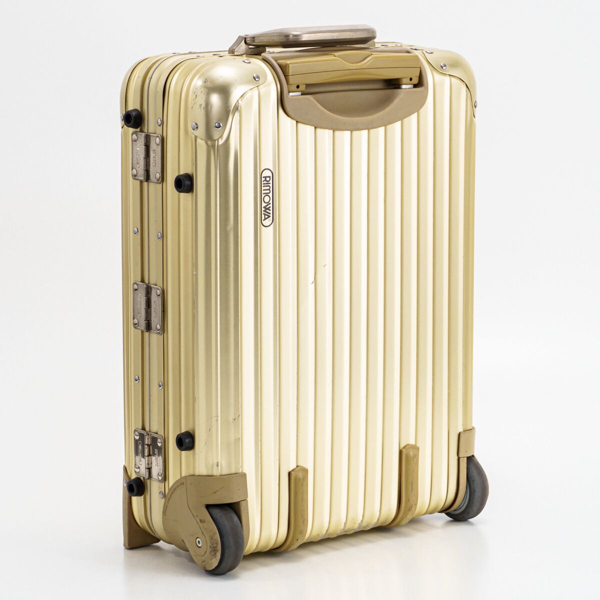 ◇リモワ TOPAS/トパーズ 機内持込可サイズ◇メンテナンス・クリーニング済み RIMOWA リモワ TOPAS トパーズ 35L 機内持ち込み 2輪 TSAロックベルト