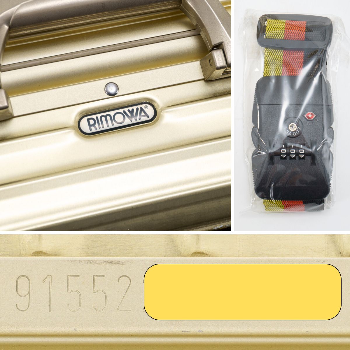 RIMOWA リモワ TOPAS トパーズ 35L 機内持ち込み 2輪 TSAロックベルト