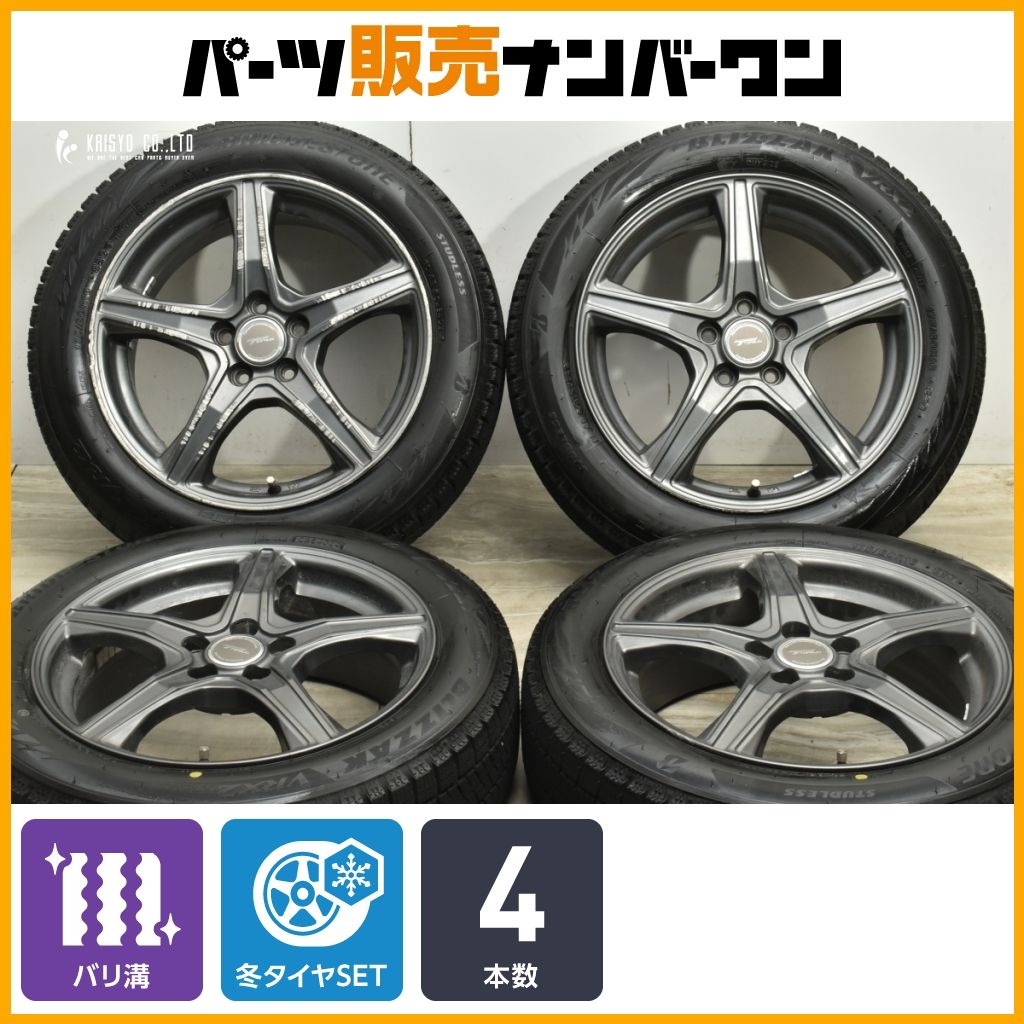 バリ溝 トップラン 16 in 6 J 45 PCD 100 ブリヂストン ブリザック VRX 2 175 60 R 170系 シエンタ 120系 ラクティス サイズ