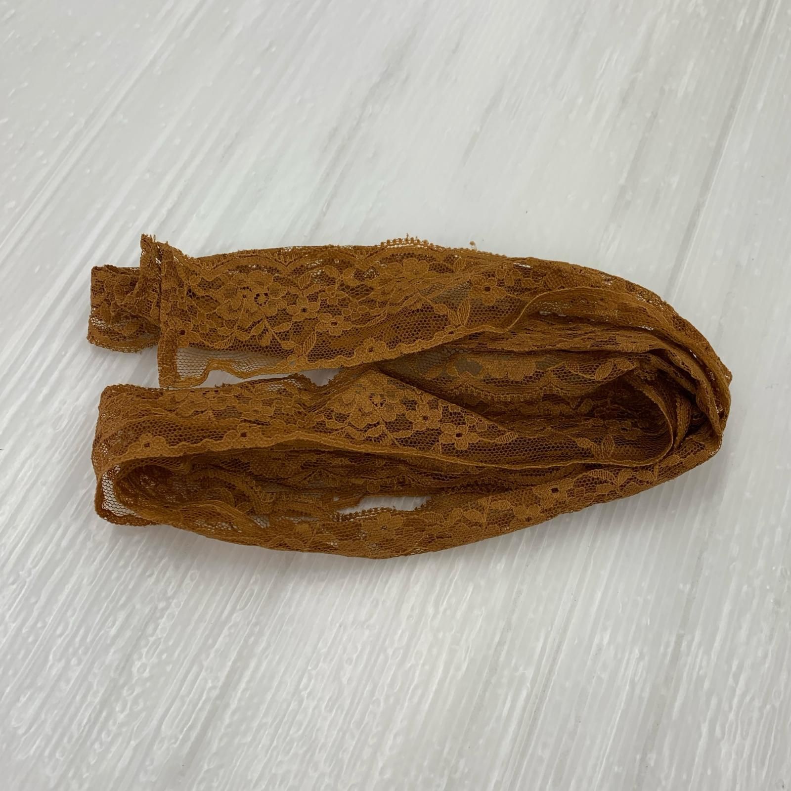 IENA SLOBE イエナ スローブ 総レース ボウタイブラウス size表記なし ブラウン