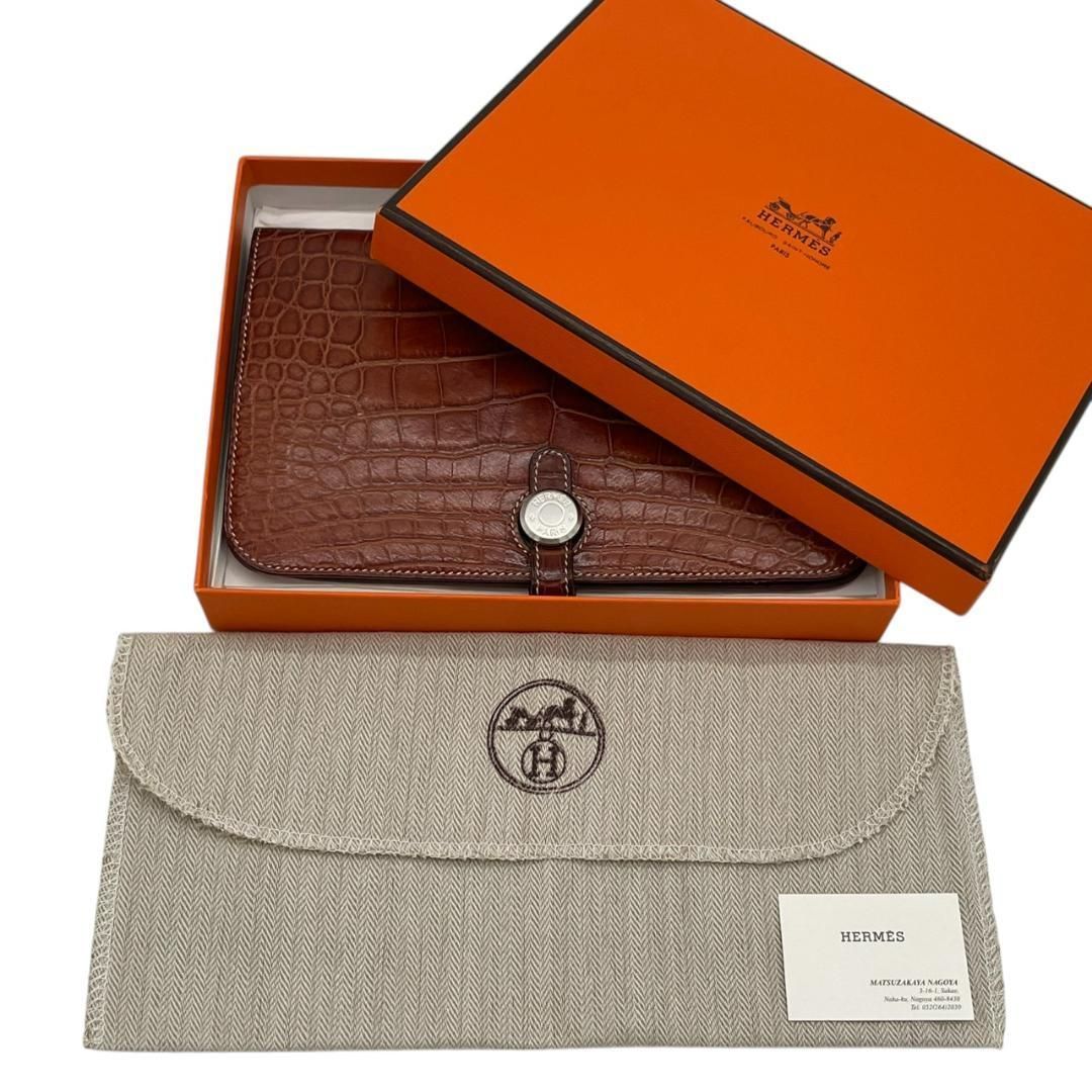 新品同様】エルメス HERMES 長財布 ドゴンGM ドゴンデュオ