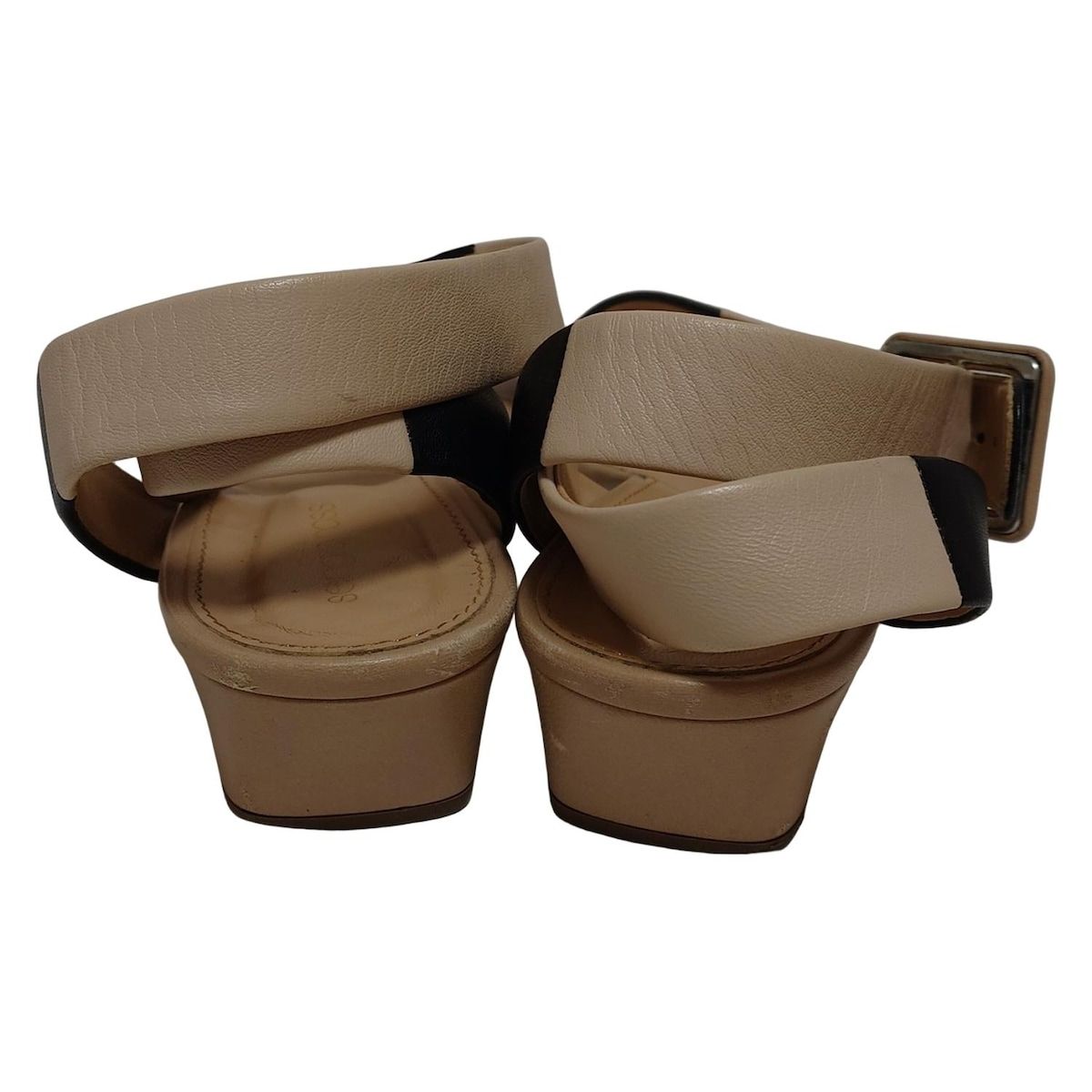 sergio rossi(セルジオロッシ) サンダル 36 レディース - ベージュ×黒