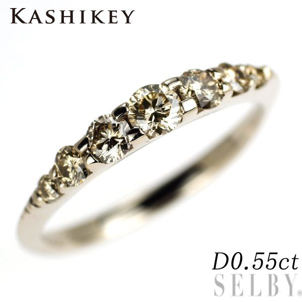 カシケイ K18BG ダイヤモンド リング 0.55ct ネイキッド - メルカリ