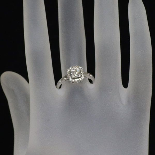 K18WG ダイヤモンド リング 0.30ct - メルカリ