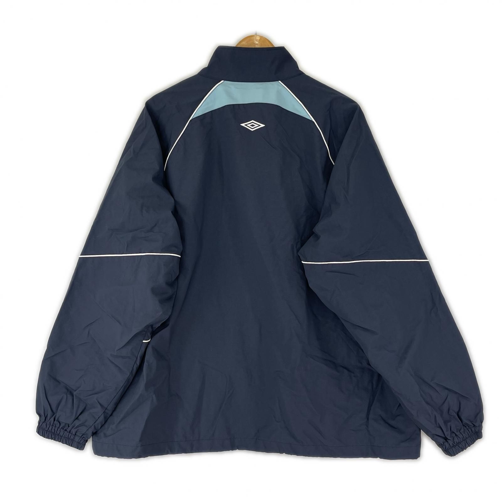 umbro アンブロ ジップアップナイロンジャケット sizeL/ネイビー