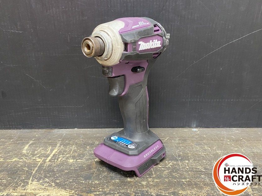 品 makita マキタ TD 172 DZ インパクトドライバ 18 V用 紫 最大トルク 180 N m 本体のみ ライト不良 点灯しません
