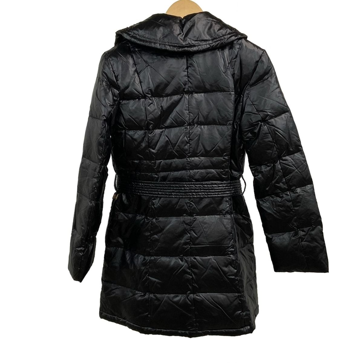 HANAE MORI(ハナエモリ) ダウンコート サイズ40 M レディース美品 - 黒
