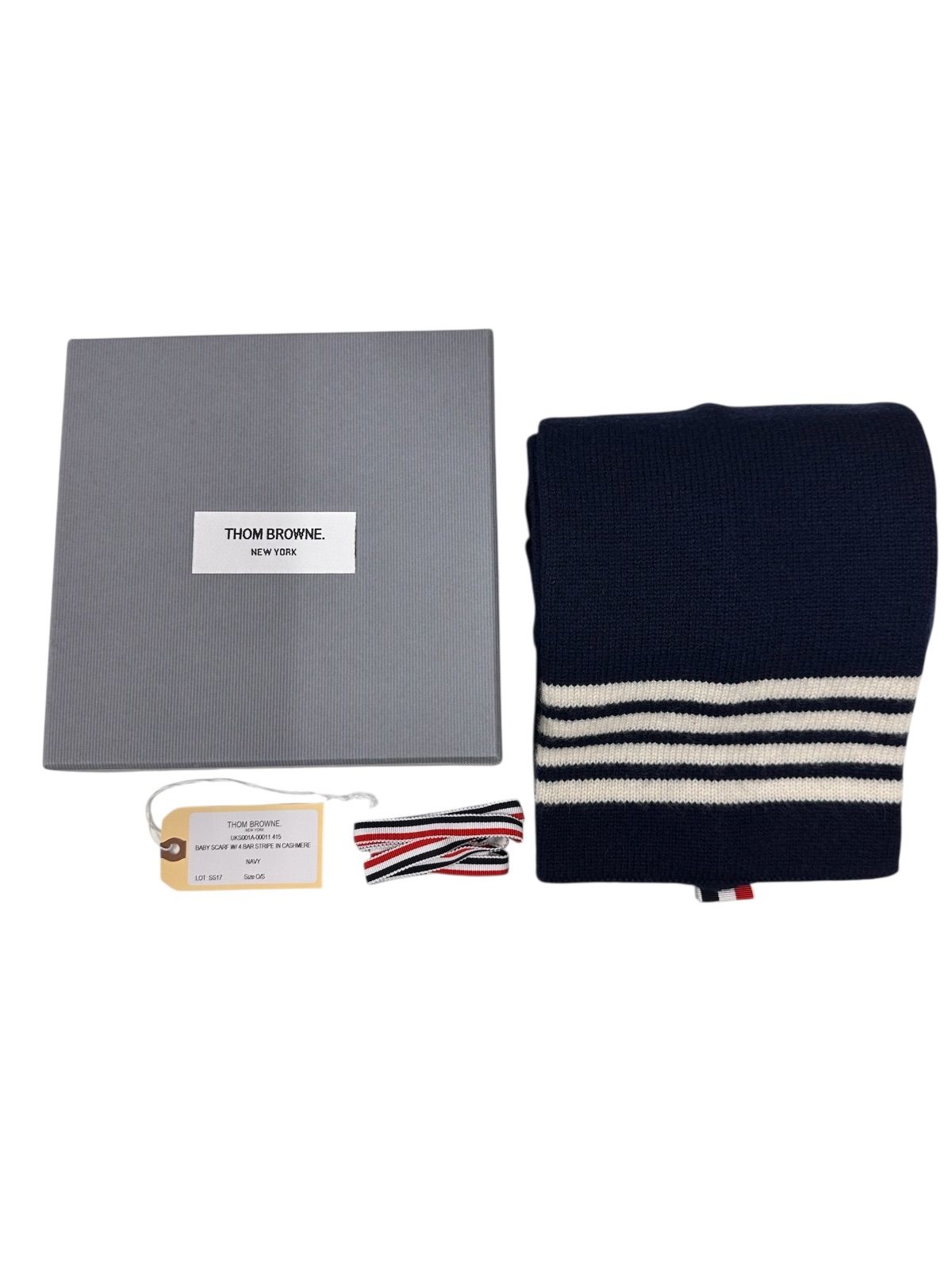 THOM BROWNE /トム・ブラウン カシミヤ製4バーストライプベビー