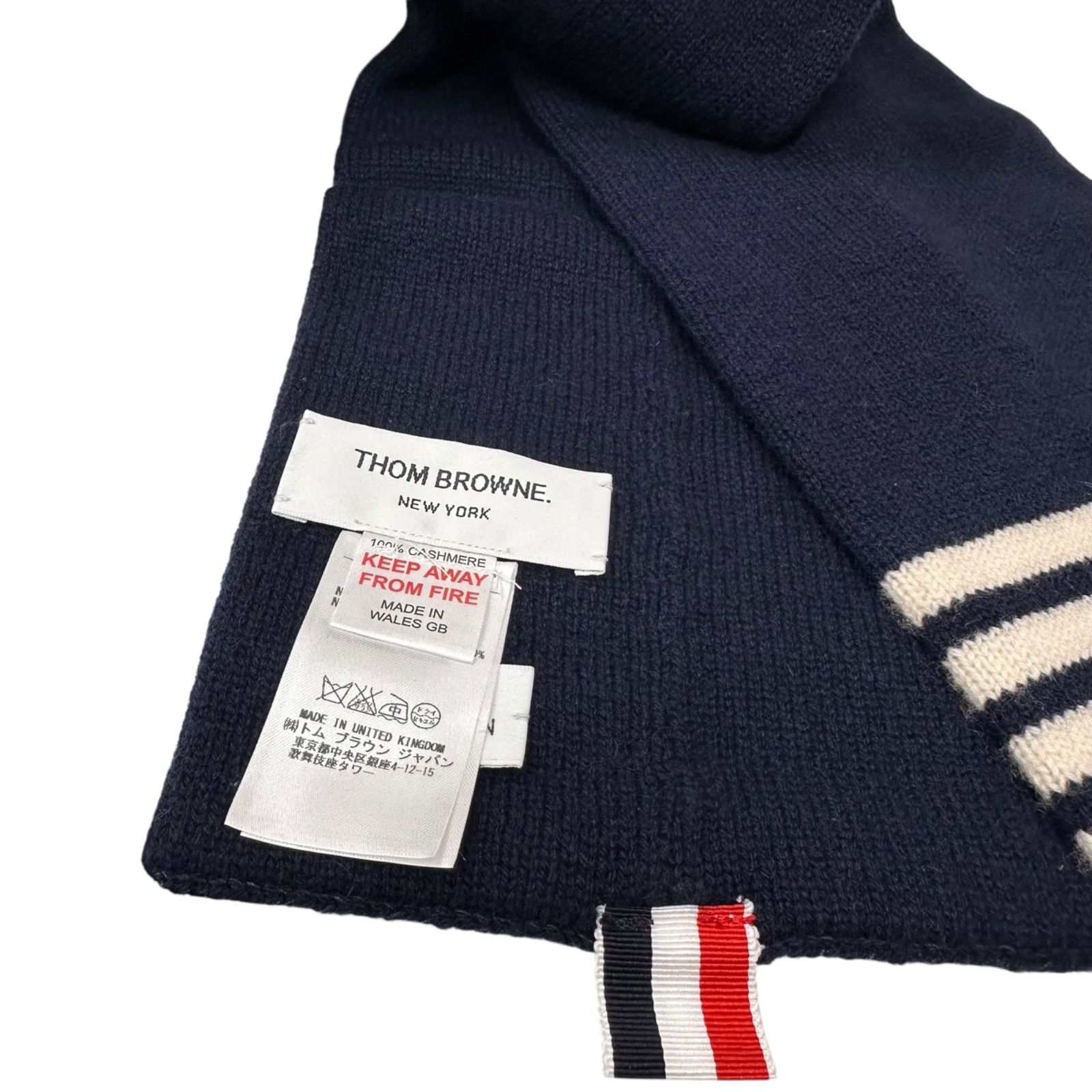 THOM BROWNE /トム・ブラウン カシミヤ製4バーストライプベビー