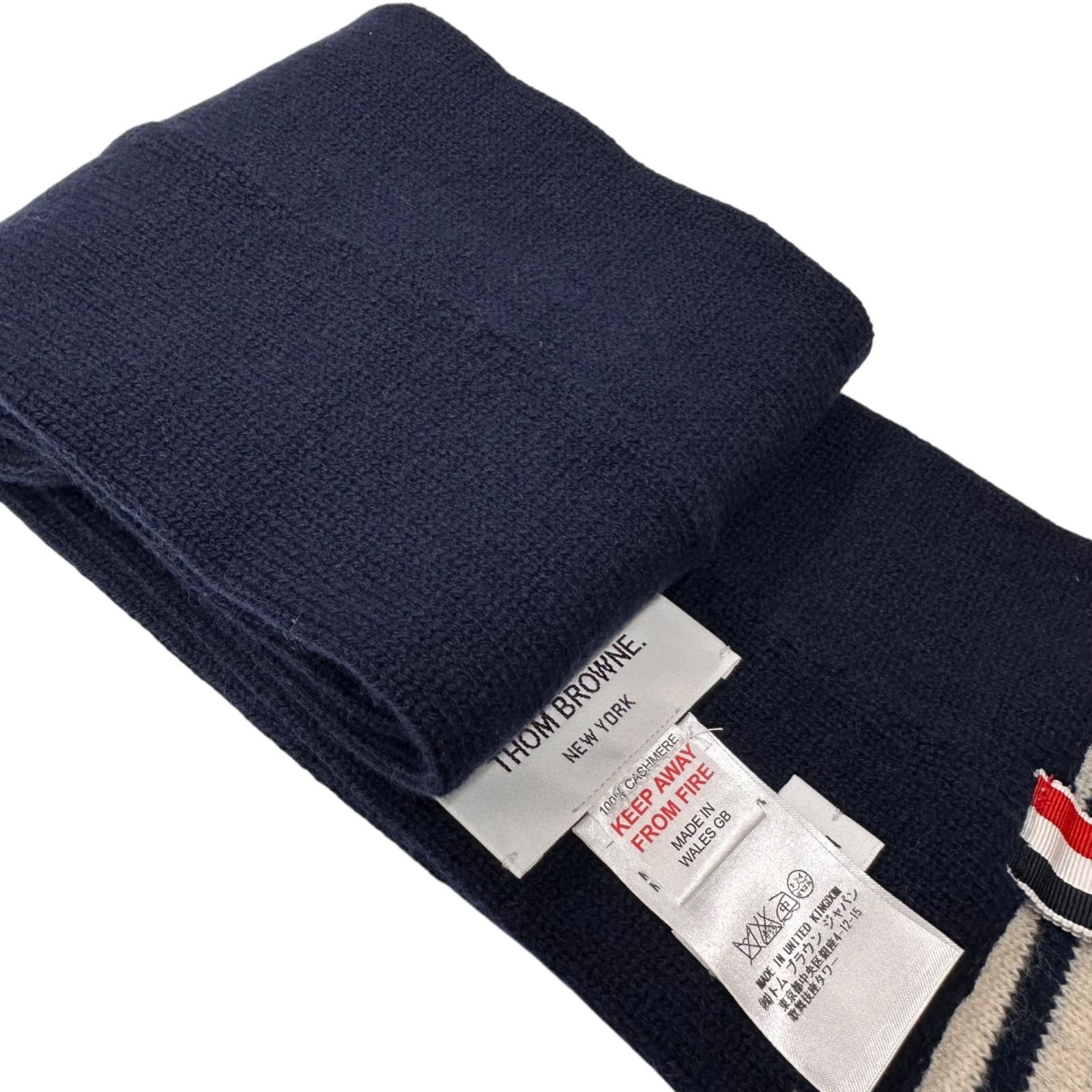 THOM BROWNE /トム・ブラウン カシミヤ製4バーストライプベビー