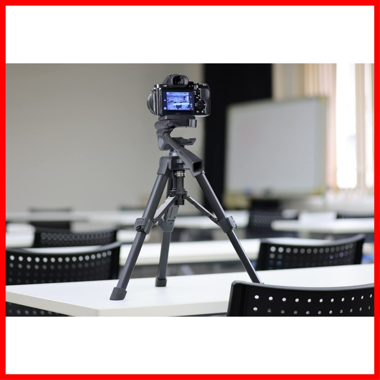 217122 クイックシュー式 ブラック 3ウェイ雲台 4段レバーロック式