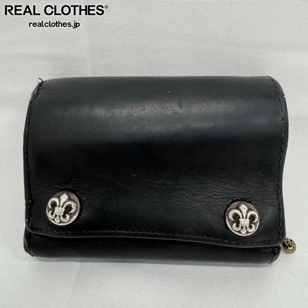 CHROME HEARTS/クロムハーツ 3FOLD/3フォールド レザー ウォレット
