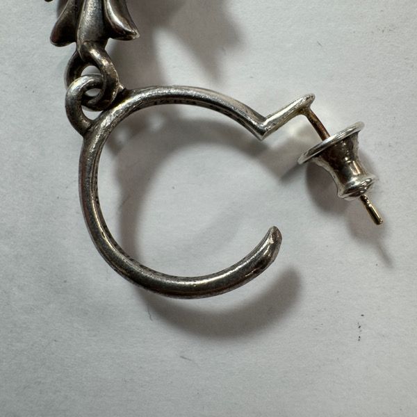 CHROME HEARTS/クロムハーツ TINY CH CROSS/タイニーCHクロス フープ