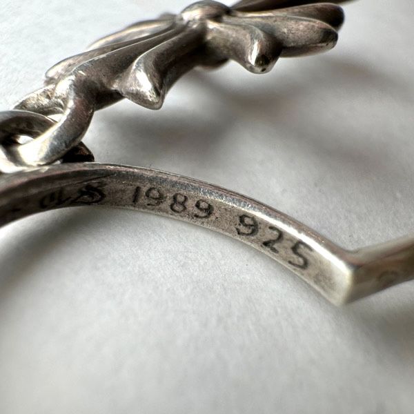 CHROME HEARTS/クロムハーツ TINY CH CROSS/タイニーCHクロス フープ