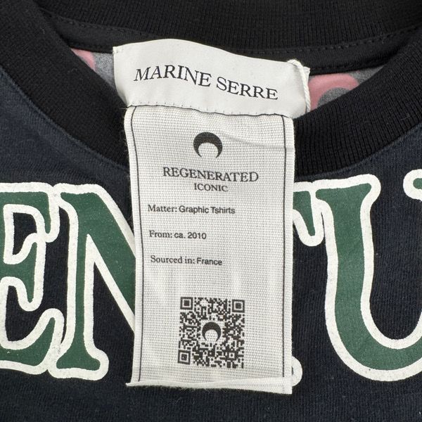 未使用】Marine serre/マリーンセル【25SS】REGENERATED GRAPHIC T