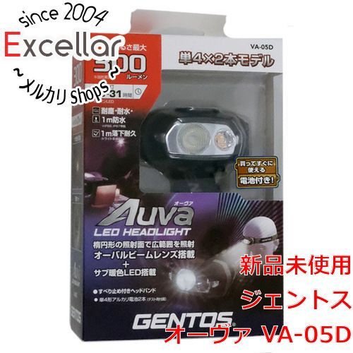 [bn:1] GENTOS　乾電池式ヘッドライト オーヴァ　VA-05D