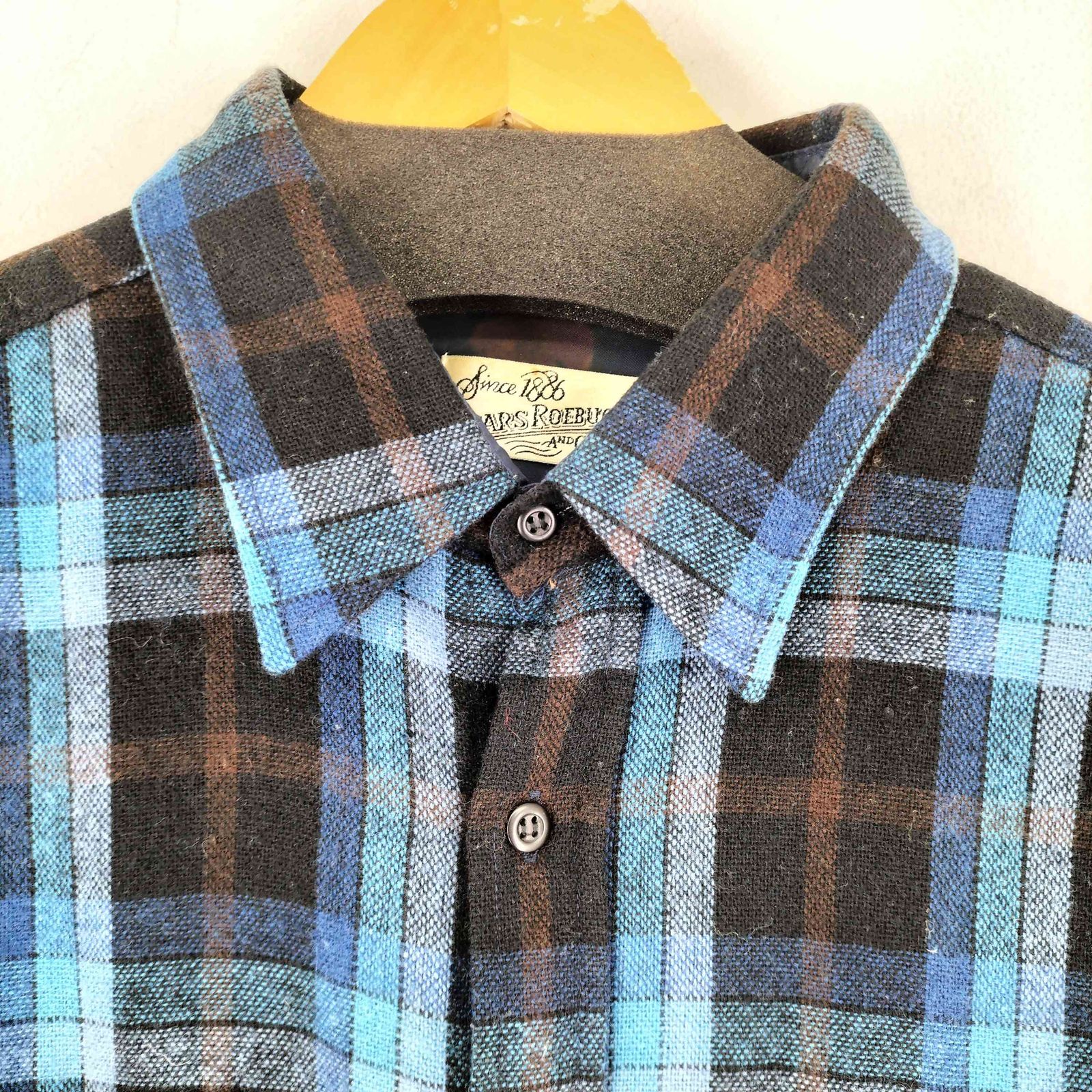 シアーズローバック SEARS ROEBUCK＆CO 90S ウールアクリル混 L/S