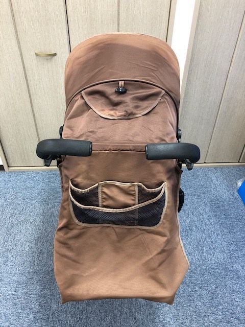 クリーニング済みレインカバー付　Duocity デュオシティ 日本育児 二人乗りベビーカー