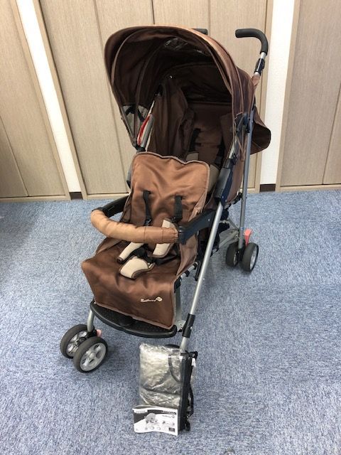 クリーニング済みレインカバー付　Duocity デュオシティ 日本育児 二人乗りベビーカー