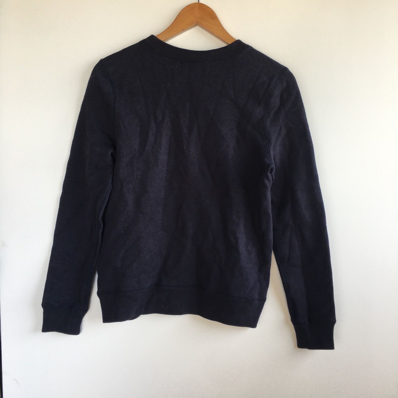 ミュベールワーク ハスキー犬 トレーナー レディース 38 ネイビー