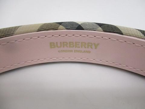  バーバリー BURBERRY ノバチェック カチューシャ ア ベージュ レディース その他 小物