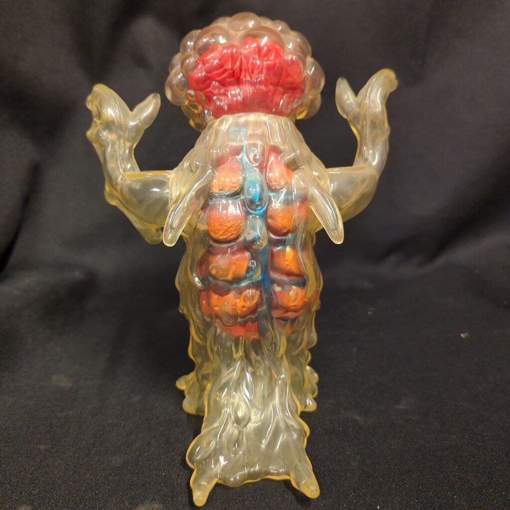 BLObPUS ブロッパスDX 赤マーブル成型　怪獣解剖図解　ソフビ　怪獣 BLObPUS ドクガンDX(怪獣解剖図解/クリア成型/内臓入) - メルカリ