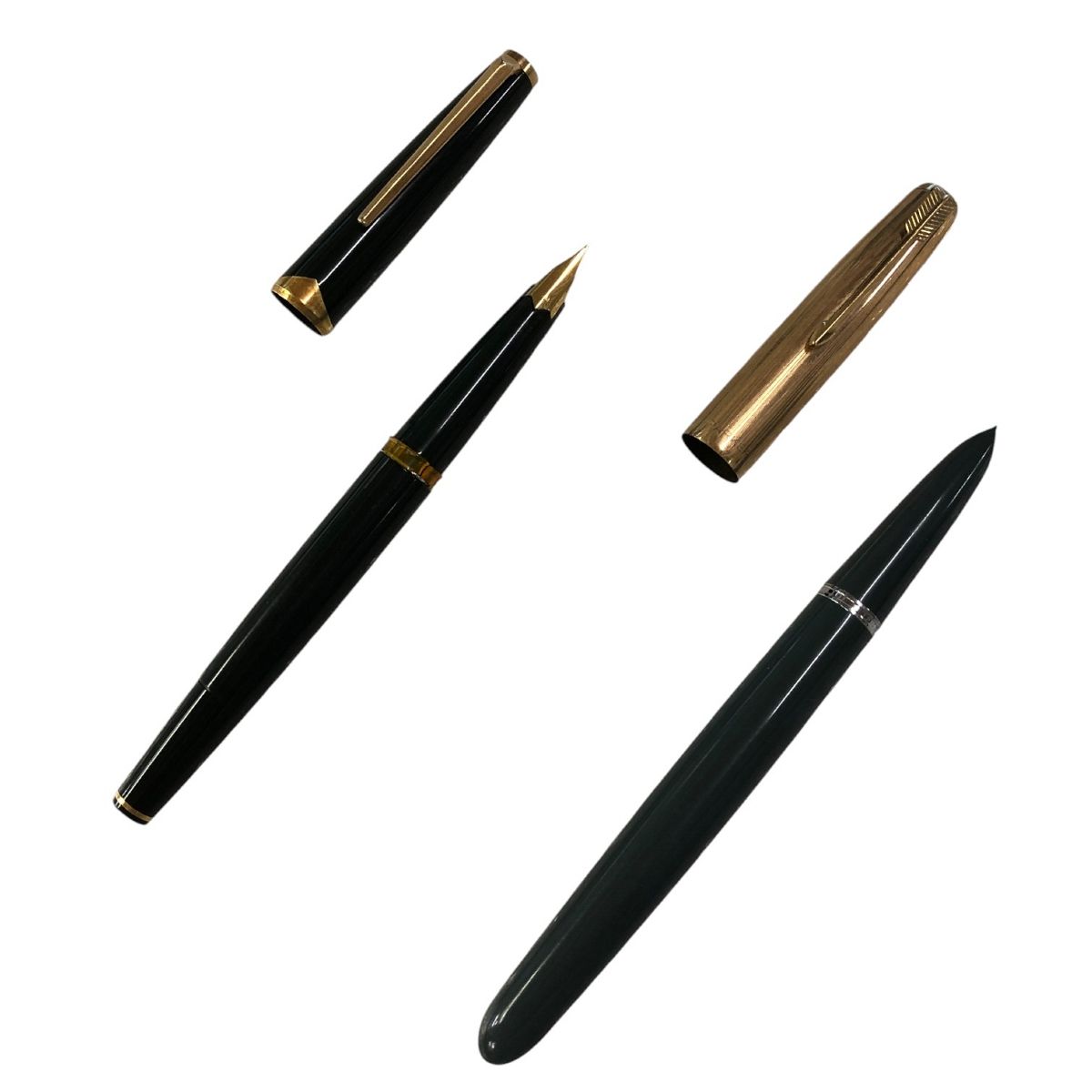 モンブラン パーカー PARKER 万年筆 おまとめ ヴィンテージ K 18 12 文具 筆記用具 メンズ インクなし