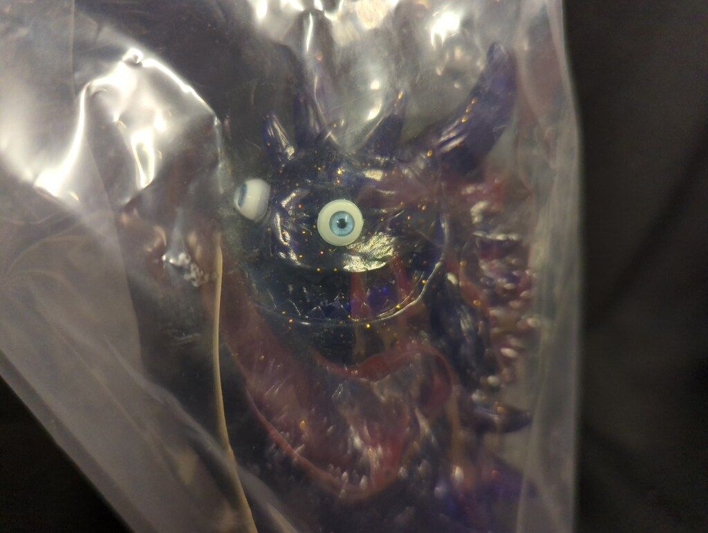 museum T9G RANGEAS STICH クリアパープルラメ成型 - メルカリ