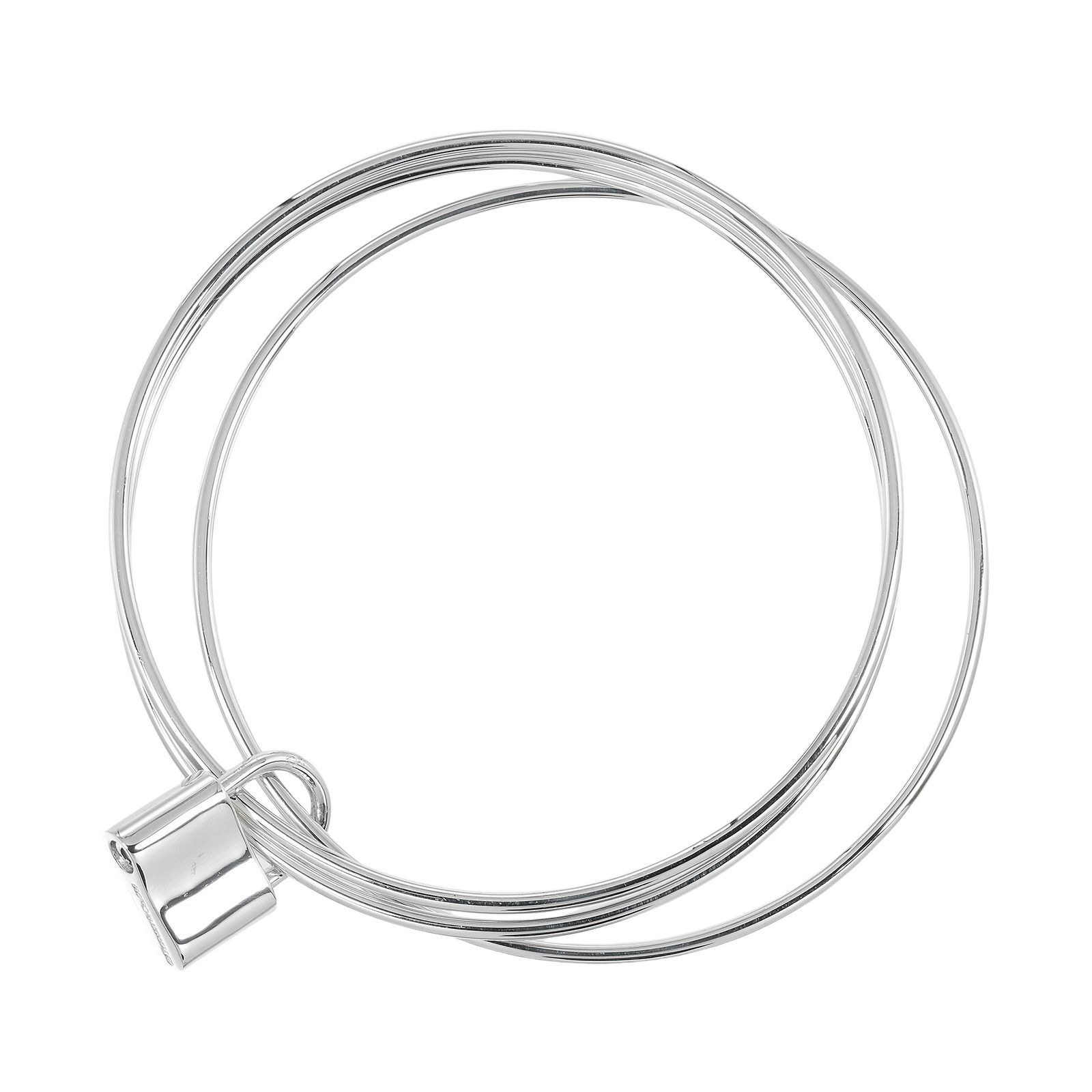 TIFFANY-Co. ティファニー 1837 カデナチャーム 3連 シルバー925 レディース 26.9 g バングル