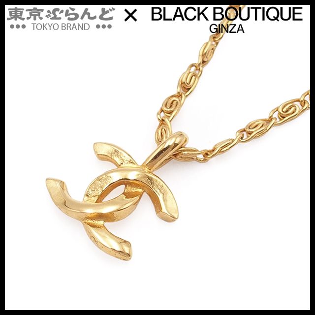 シャネル CHANEL ネックレス ゴールド メタル ココマーク 1982 レディース ヴィンテージ