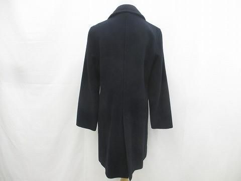 マーガレットハウエル MARGARET HOWELL ロング コート ネイビー 紺 レディース