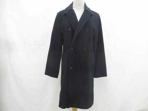 マーガレットハウエル MARGARET HOWELL ロング コート ネイビー 紺 レディース