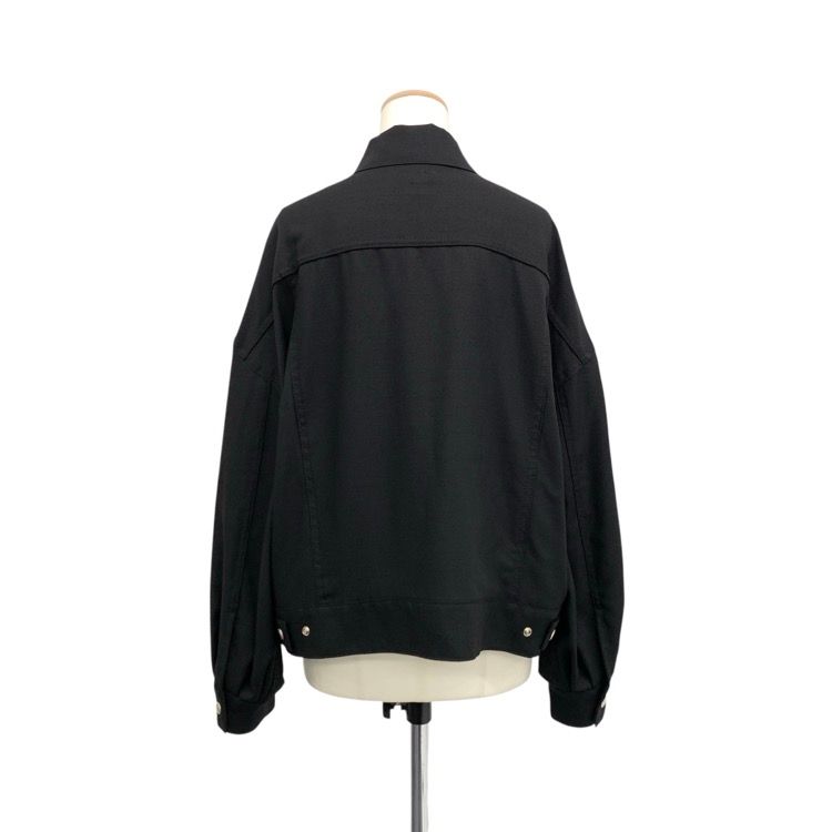 2025SS HYKE ハイク OXFORD BALLOON SLEEVE JACKET/ TYPE3