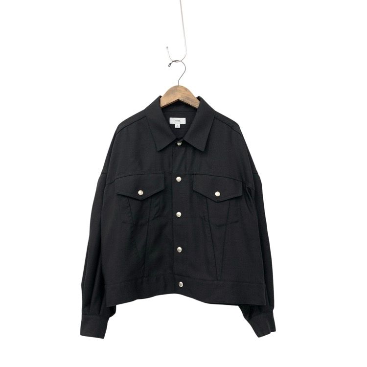 2025SS HYKE ハイク OXFORD BALLOON SLEEVE JACKET/ TYPE3
