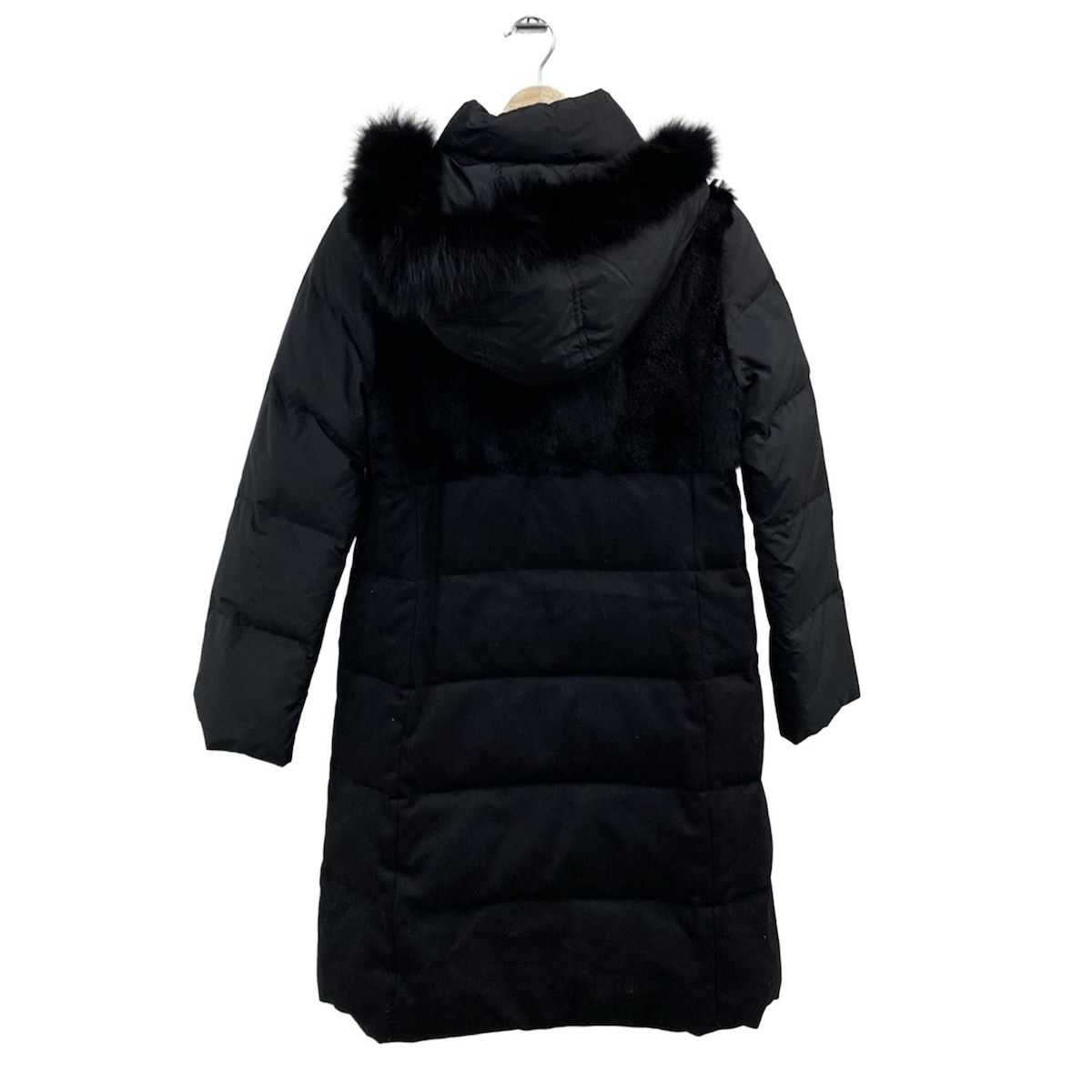 M-premierBLACK(エムプルミエブラック) ダウンコート サイズ36 S