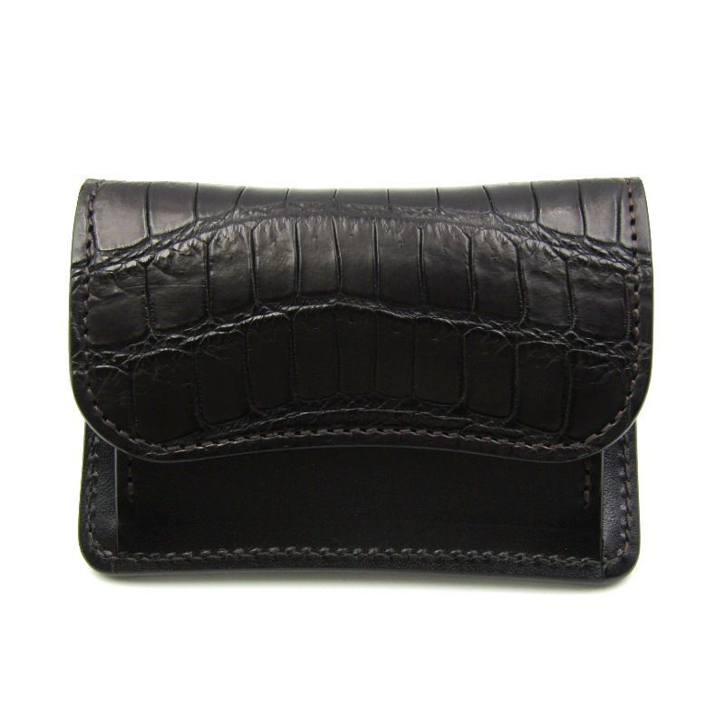 未使用 WILDSWANS ワイルドスワンズ 小銭入れ クロコ TONGUE タング