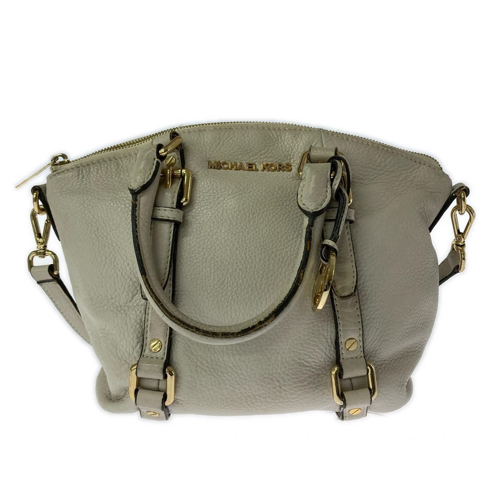 ⭐︎美品⭐︎MICHAEL KORS ショルダーバッグ 2way チャーム付き MICHAEL KORS マイケルコース 2Way ロゴチャーム付きショルダーバッグ