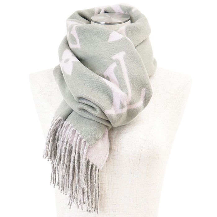 ルイ・ヴィトン　マフラー モノグラムジャイアント エシャルプ レイキャビック 楽天市場】≪ 新品 ≫ ルイヴィトン マフラー エシャルプ