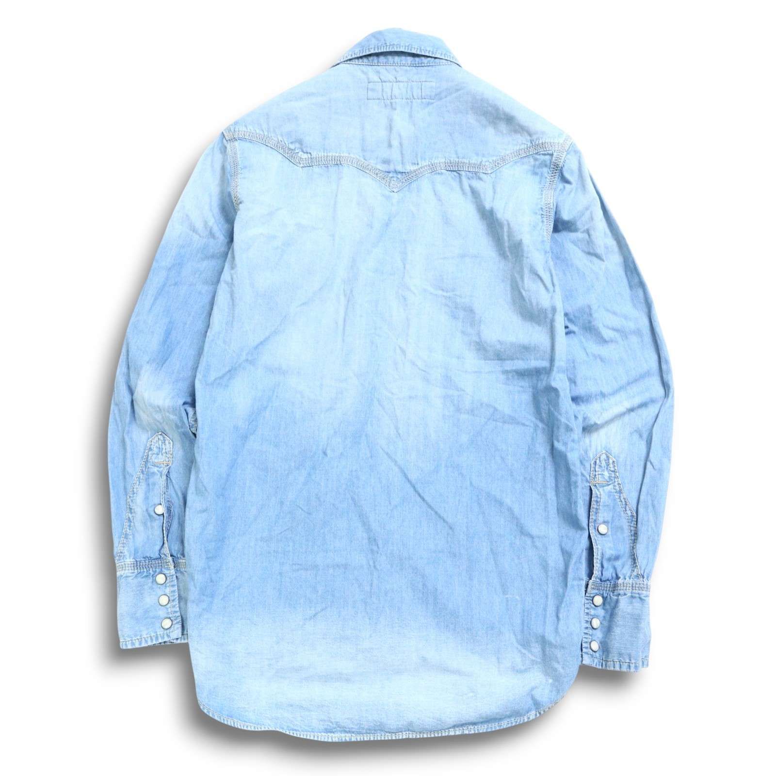 GENUINE VINTAGE GOA ゴア 通年 USED加工☆ 長袖 ウエスタン デニム