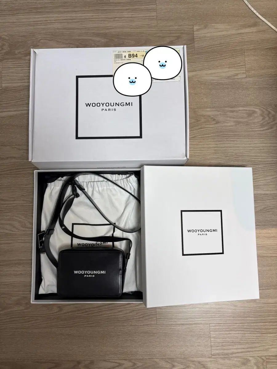 WOOYOUNGMI ウーヨンミ Starship Square スタシ ミニバック ブラック