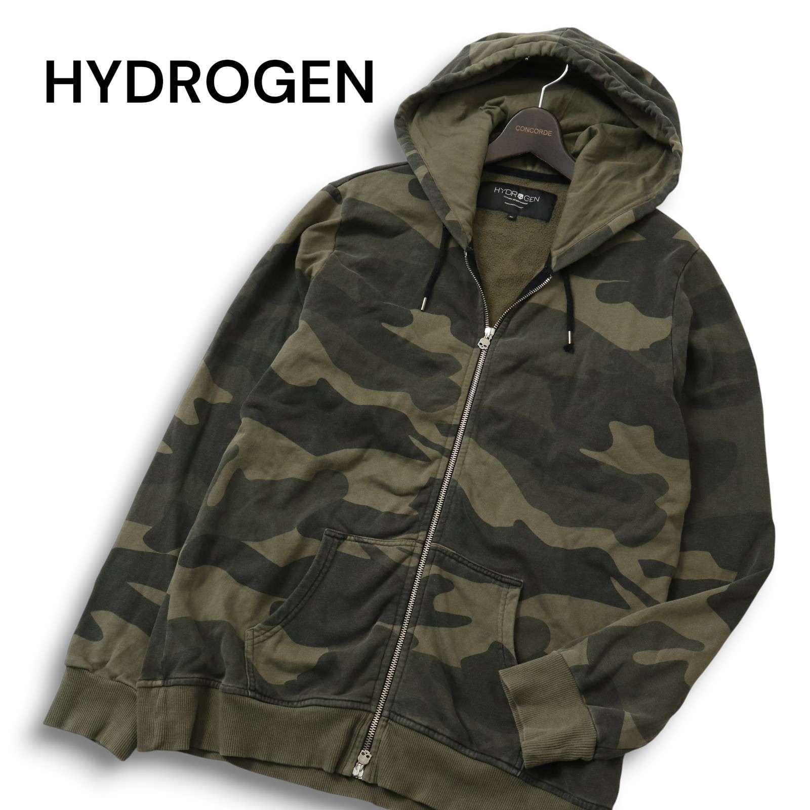 イタリア製☆ HYDROGEN ハイドロゲン 秋冬 迷彩 カモフラ柄 総柄 裏 