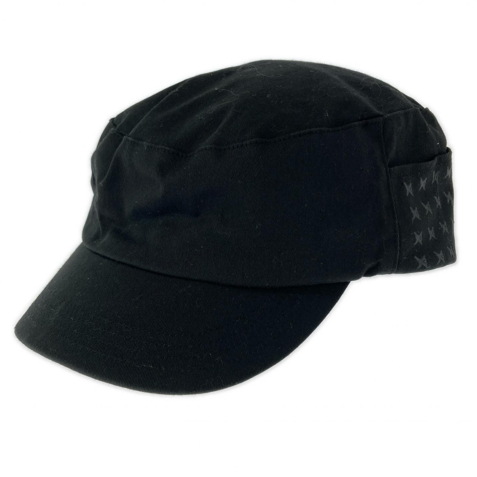 Yohji Yamamoto ヨウジヤマモトキャスケット sizeXL W/62cm/ブラック