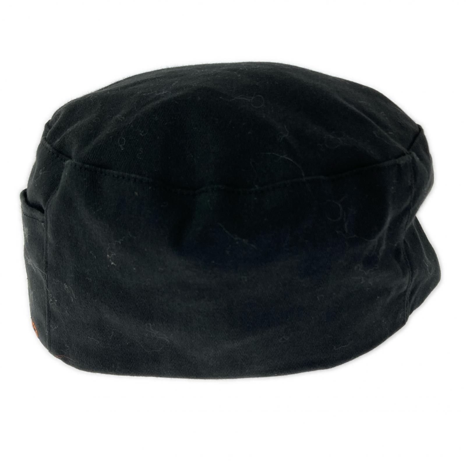 Yohji Yamamoto ヨウジヤマモトキャスケット sizeXL W/62cm/ブラック