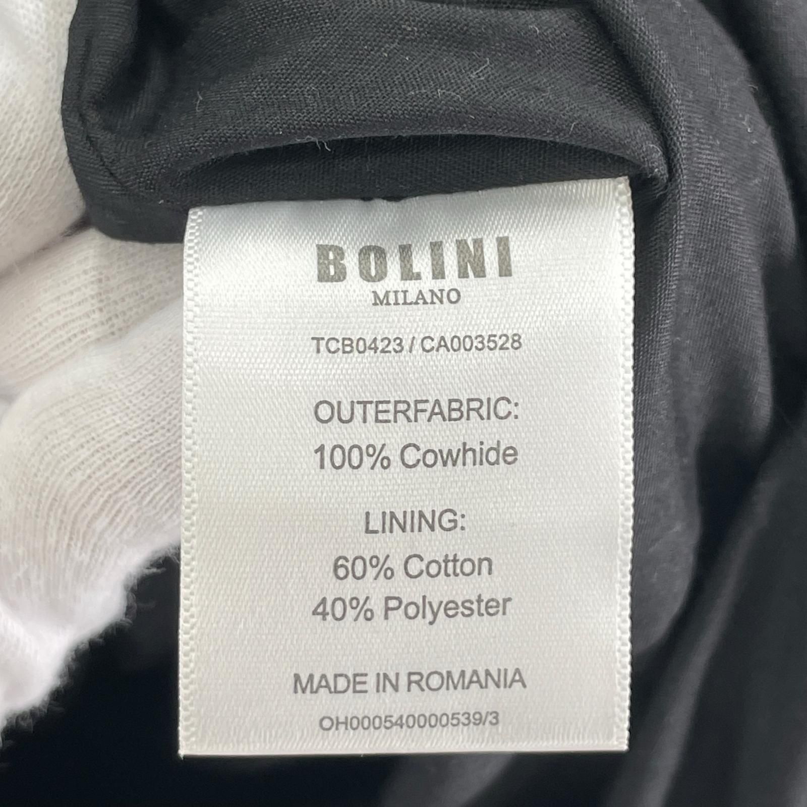 BOLINI ボリーニレザージャケット size48/ブラック - メルカリ