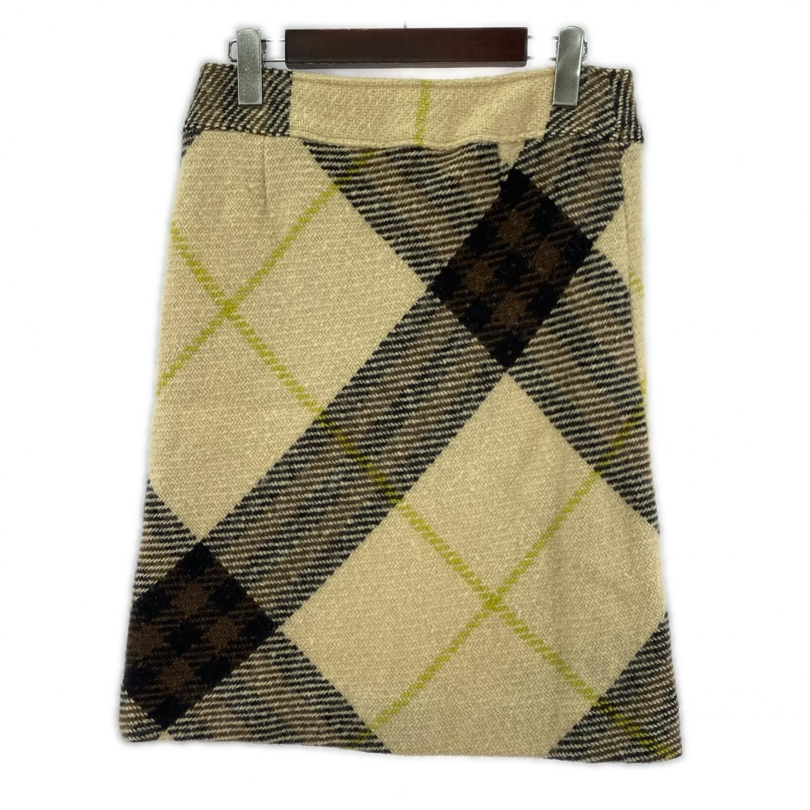 BURBERRY バーバリー チェック タイトスカート size38/ベージュ系